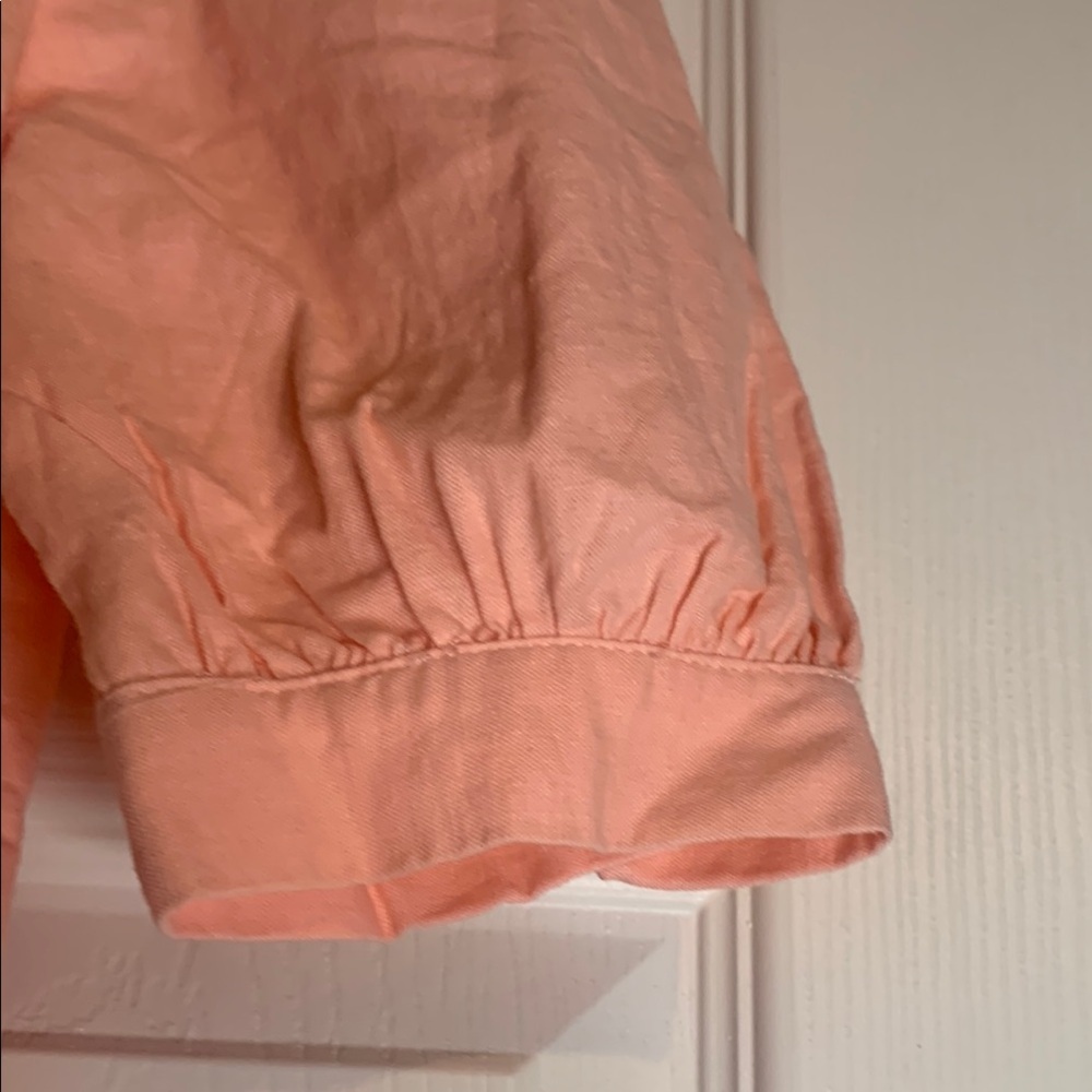Forever 21 Peach Puff Sleeve Top - Picture 4 of 7